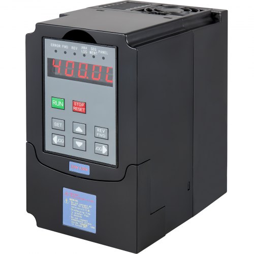 VEVOR Frequenzumrichter Converter Umrichter 1500 W 3 Phasen Vfd 2 Umrichter 200-260 V Ac Variable Frequency Driver Frequenzwandler Drehstrommotoren