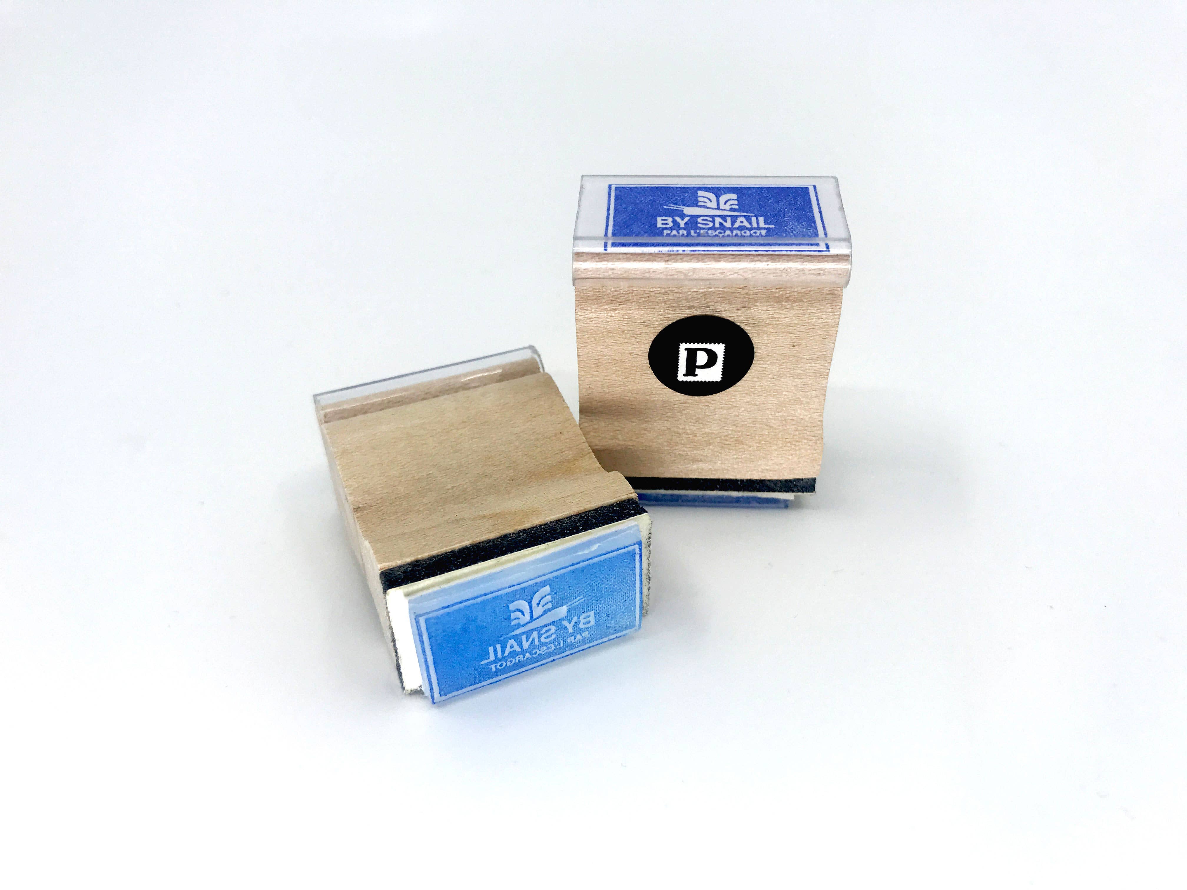 The Portland Stamp Company - By Snail Wooden Handle Rubber Stamp