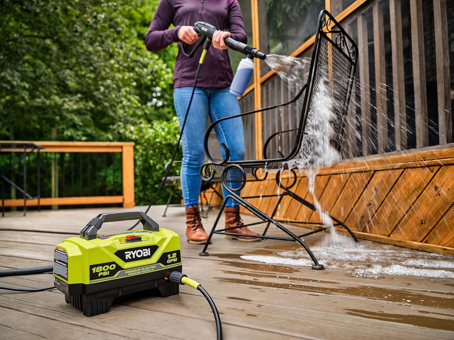 1800 PSI Electric Pressure Washer