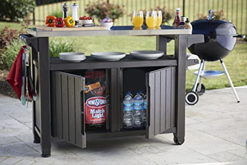 Keter Unity XL Barbecue, Graffite, 123.7x54x90 cm : Amazon.it: Giardino e giardinaggio