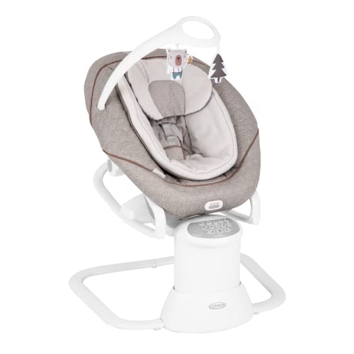 GRACO All Ways Soother Sdraietta e dondolo 2 in 1, dalla nascita a circa 6 mesi (9 kg), colore Beige fantasia Little Adventures : Prima infanzia