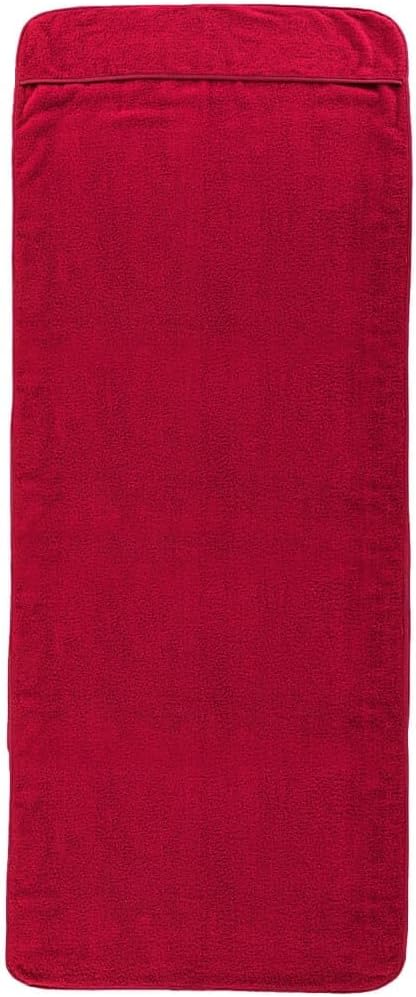Furniture Select Strandtücher, 4 Stück, Burgunderrot, 60 x 135 cm, Stoff, 400 g/m²