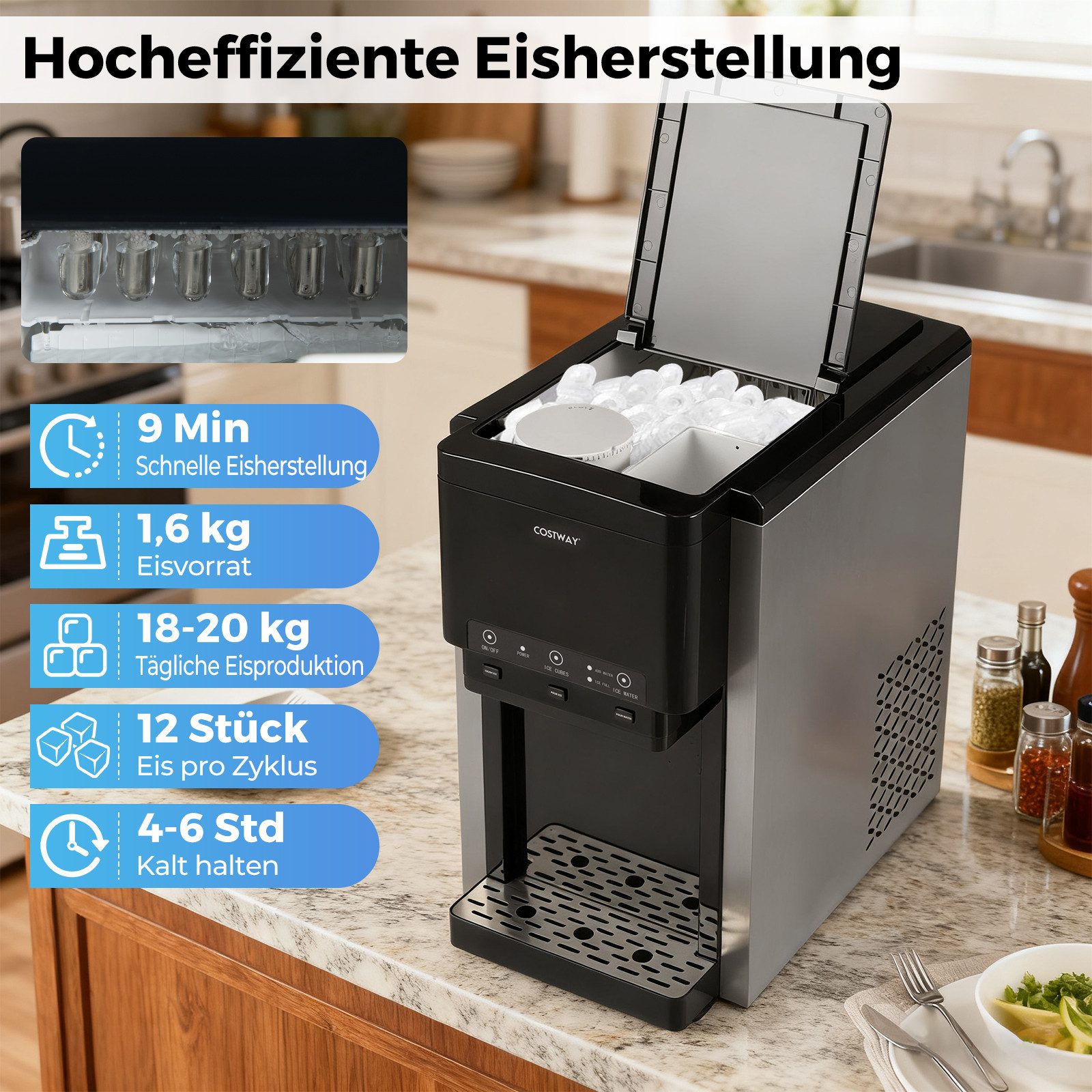 Eiswürfelmaschine