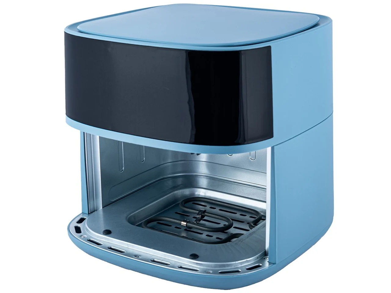 Friggitrice ad aria Tognana 8 L vintage in plastica e acciaio inox carta da zucchero e nero 32,5x41x32 cm