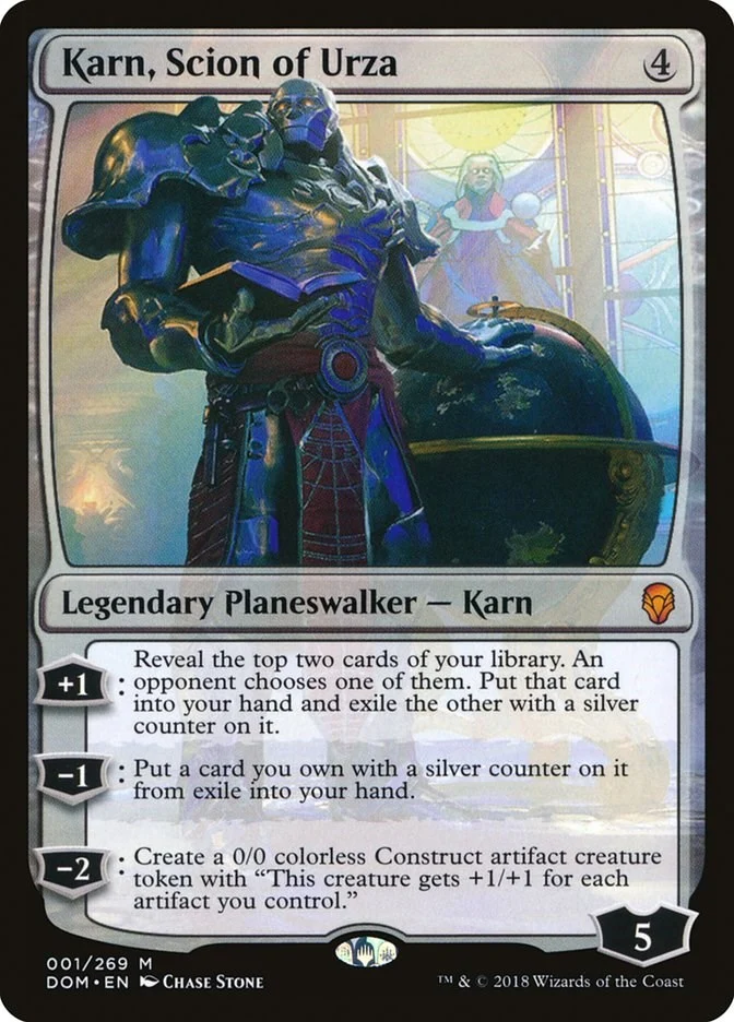 Karn, Scion of Urza (1) (DOM)