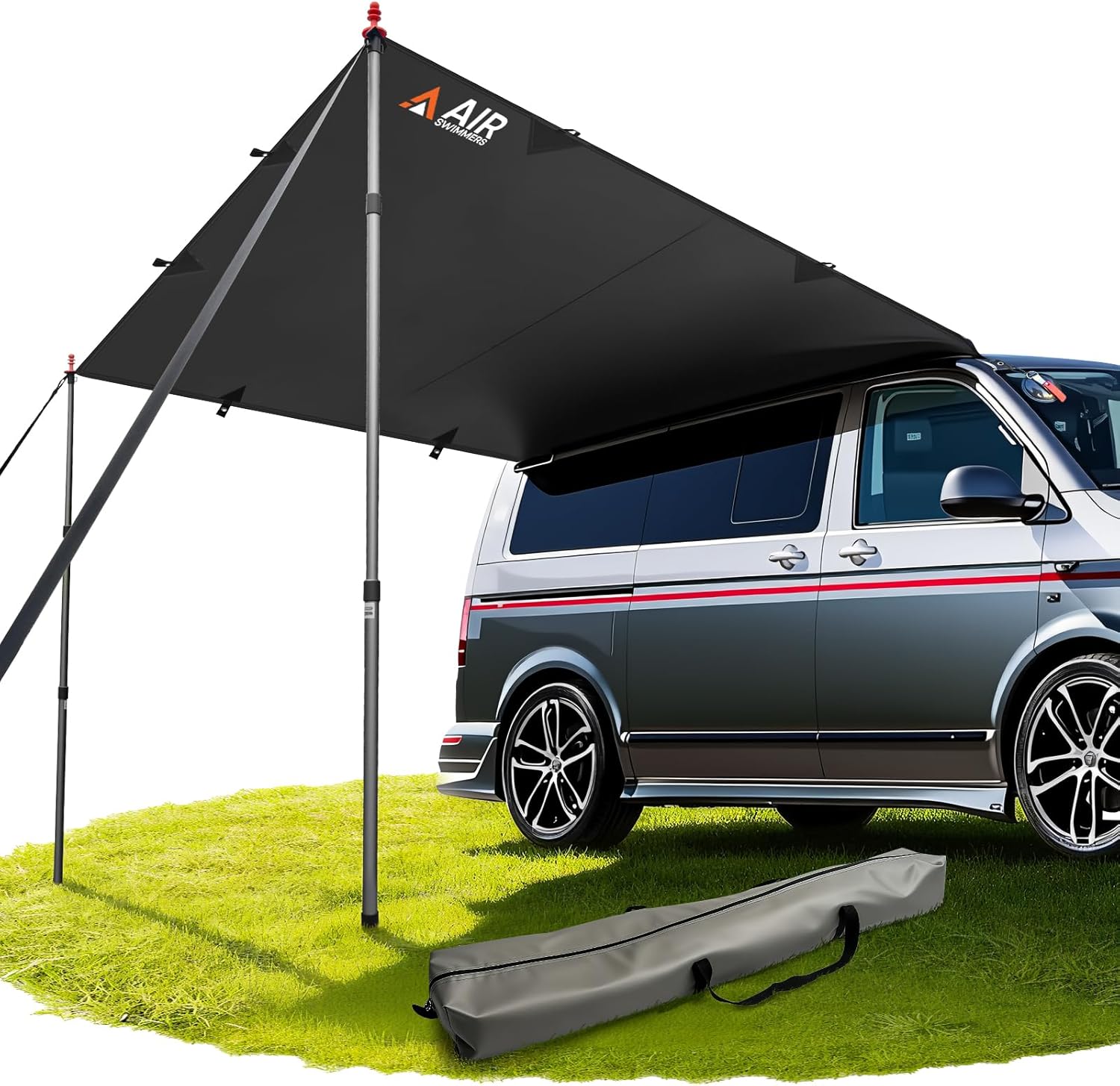 Tendalino Camper, Tendalino auto, Tenda Auto, Tenda da Sole Per Roulotte, Veranda Camper, Dimensioni Delle Tubazioni (4 e 6 Mm), V-w T5, T4, T6, Impermeabile, Awnings, anti UV