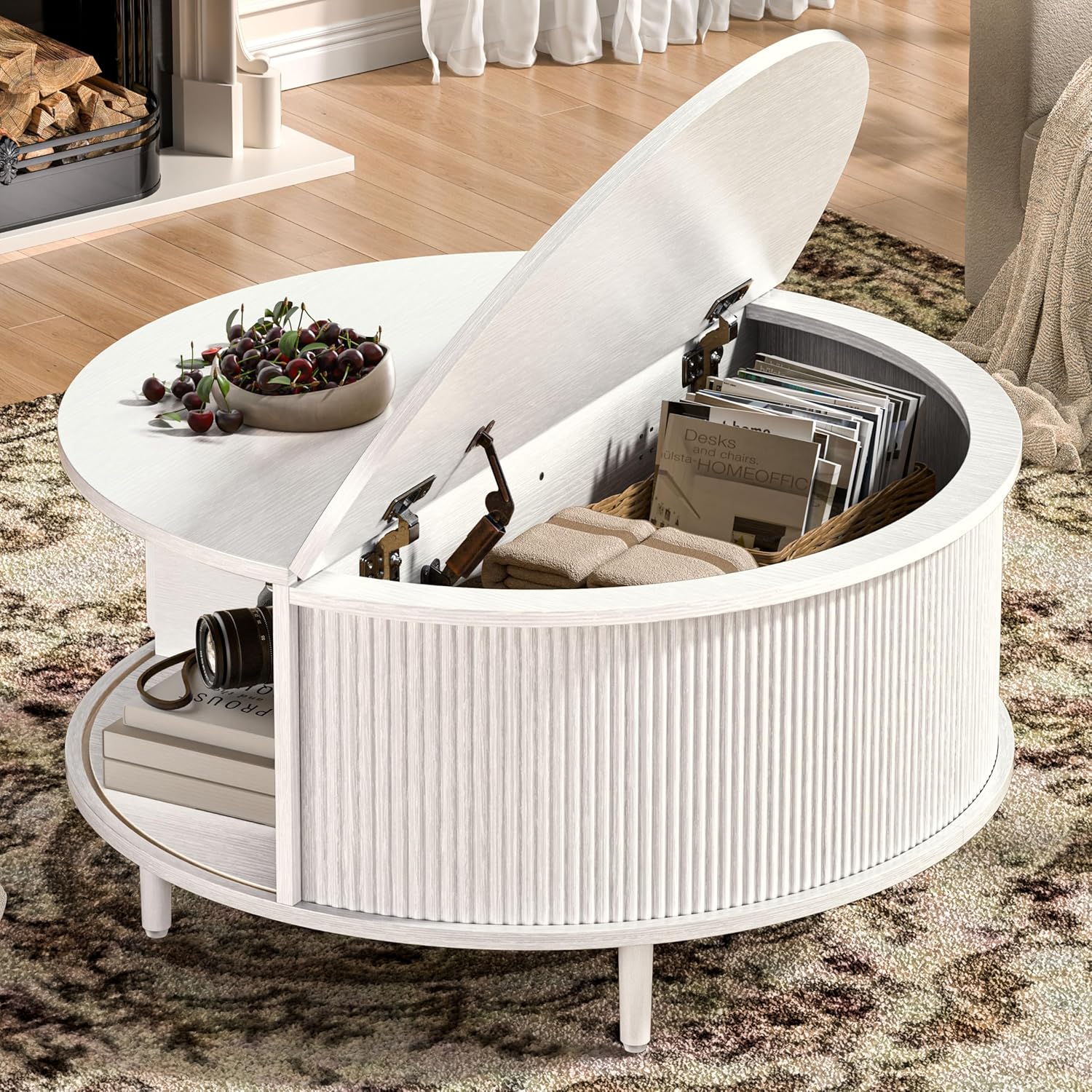 Round Coffee Table, 31.5