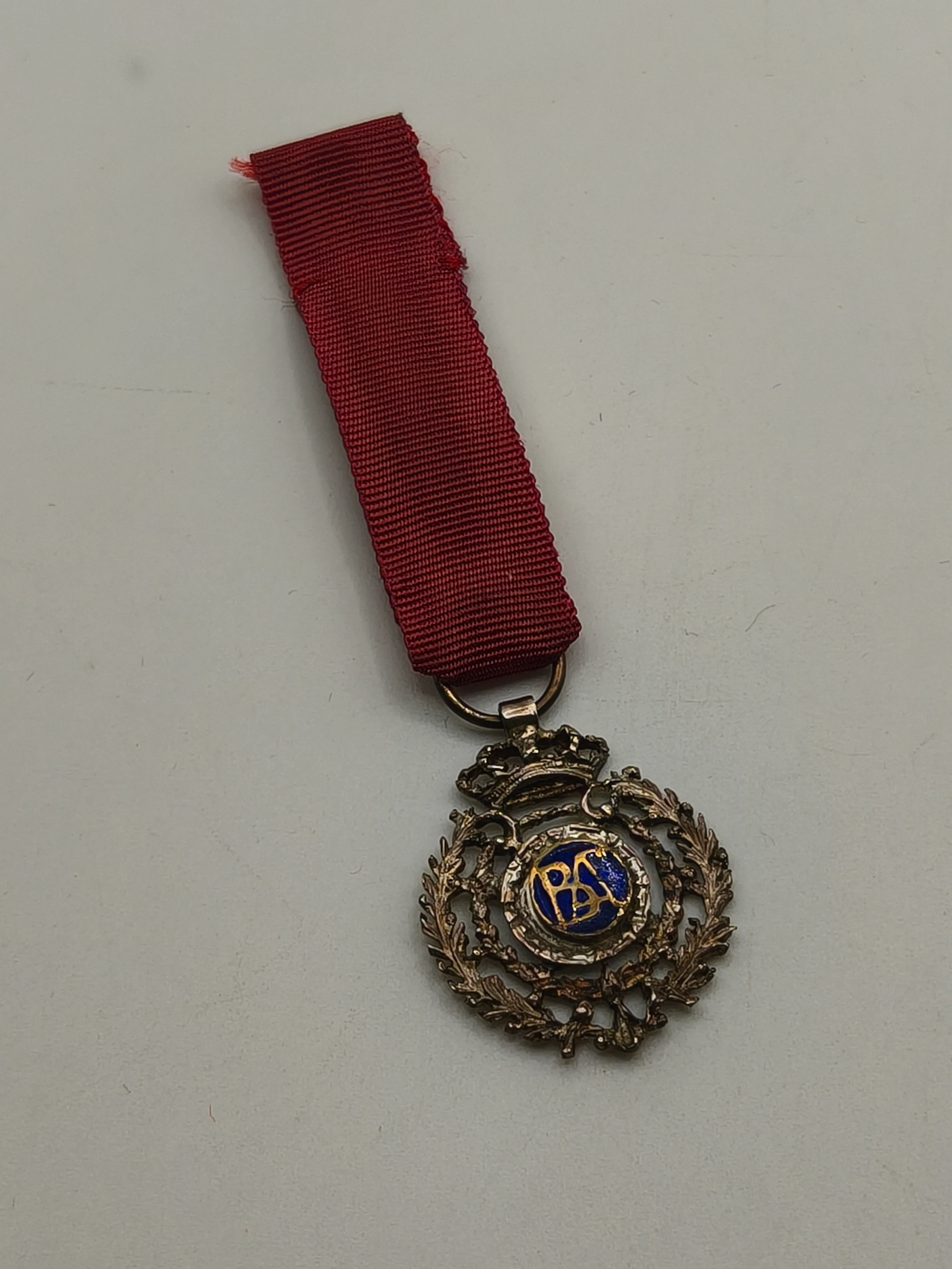 Medalla miniatura orden de Bellas artes. ��poca Franco Espa?a