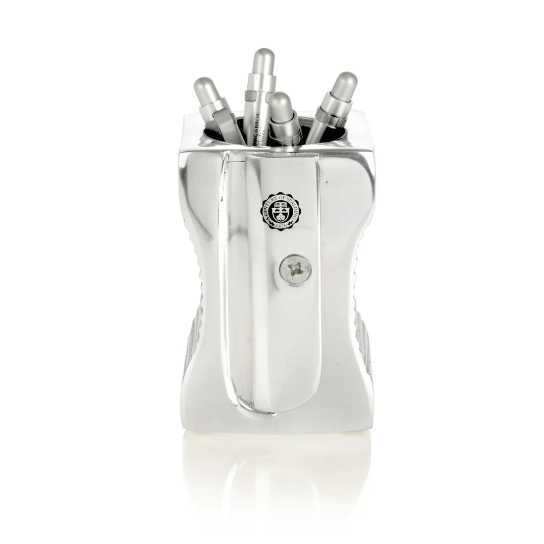 Porta penne Spalding & Bros temperamatite in alluminio