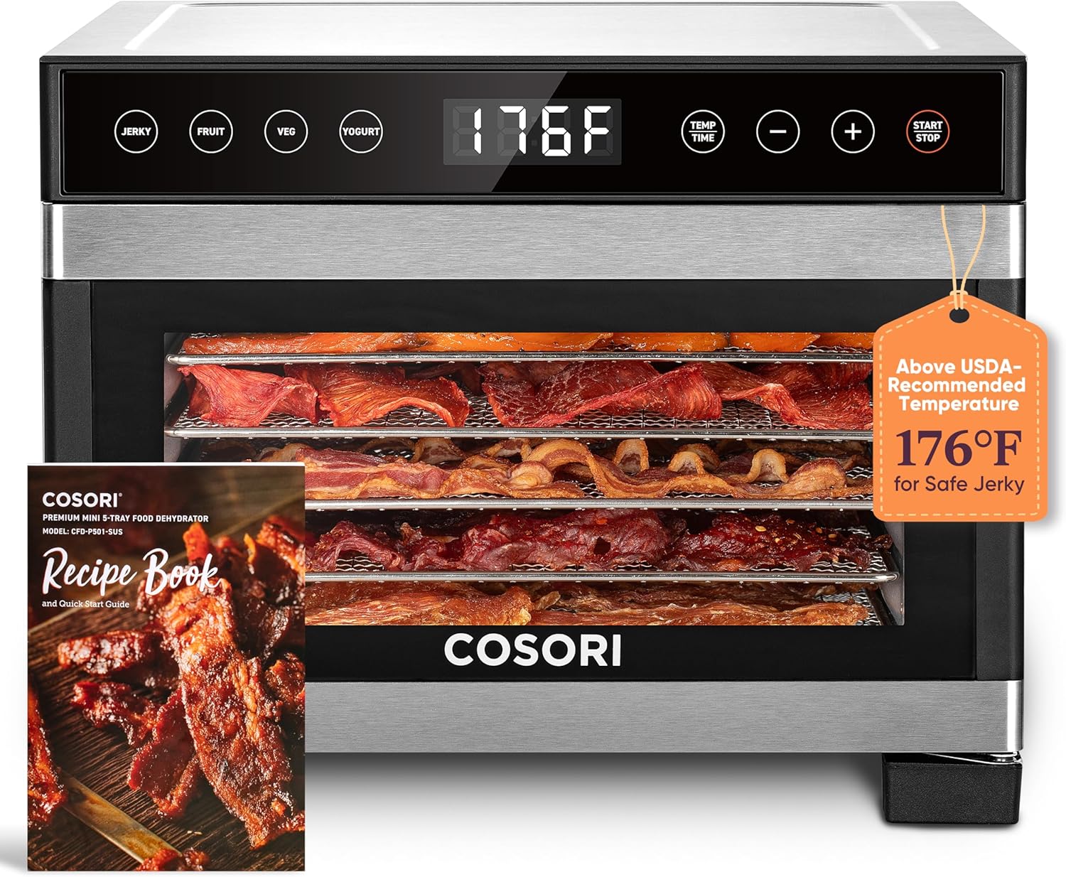 Food Dehydrator Bigger Than 7 Trays With Large 6.5