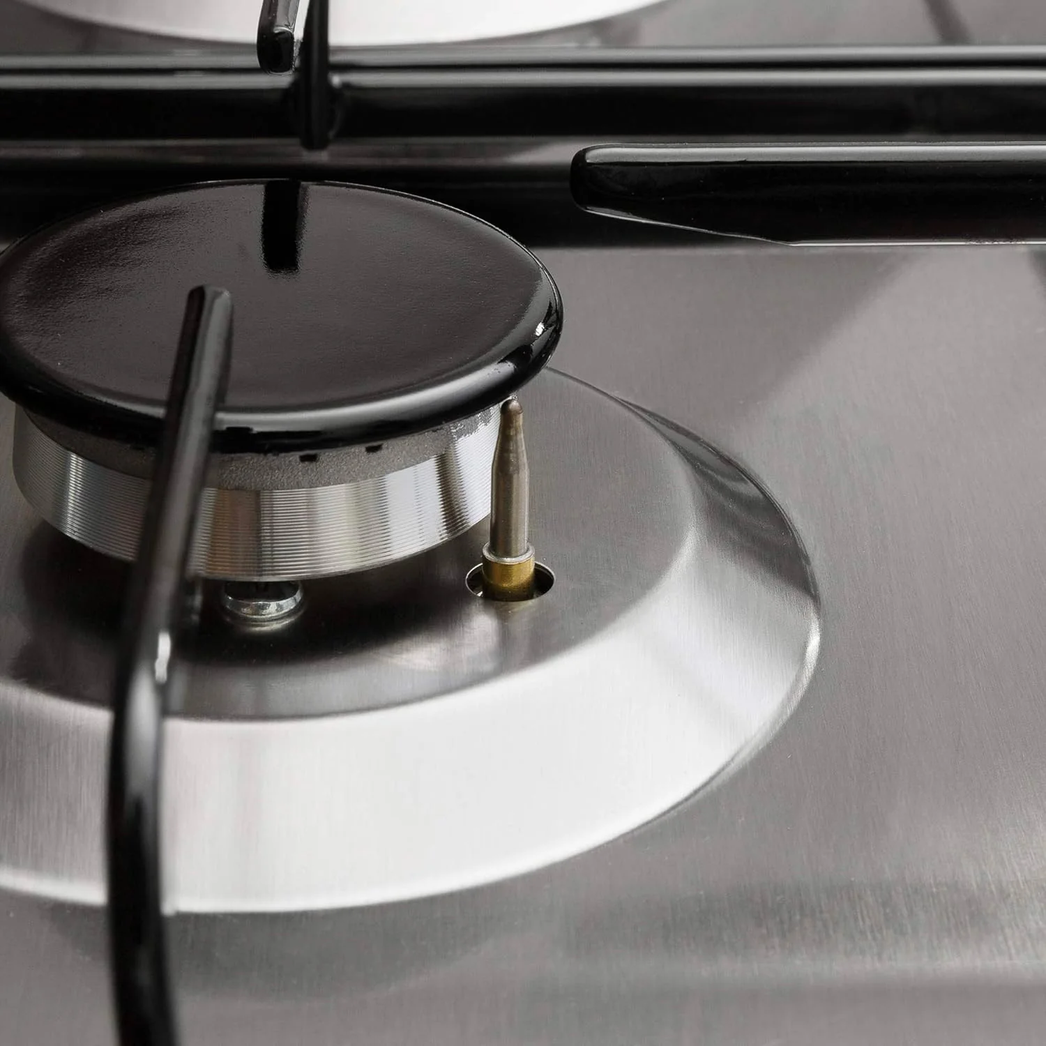 Piano Cottura 4 Fuochi A Gas In Acciaio Inox 50x58cm 220-240v