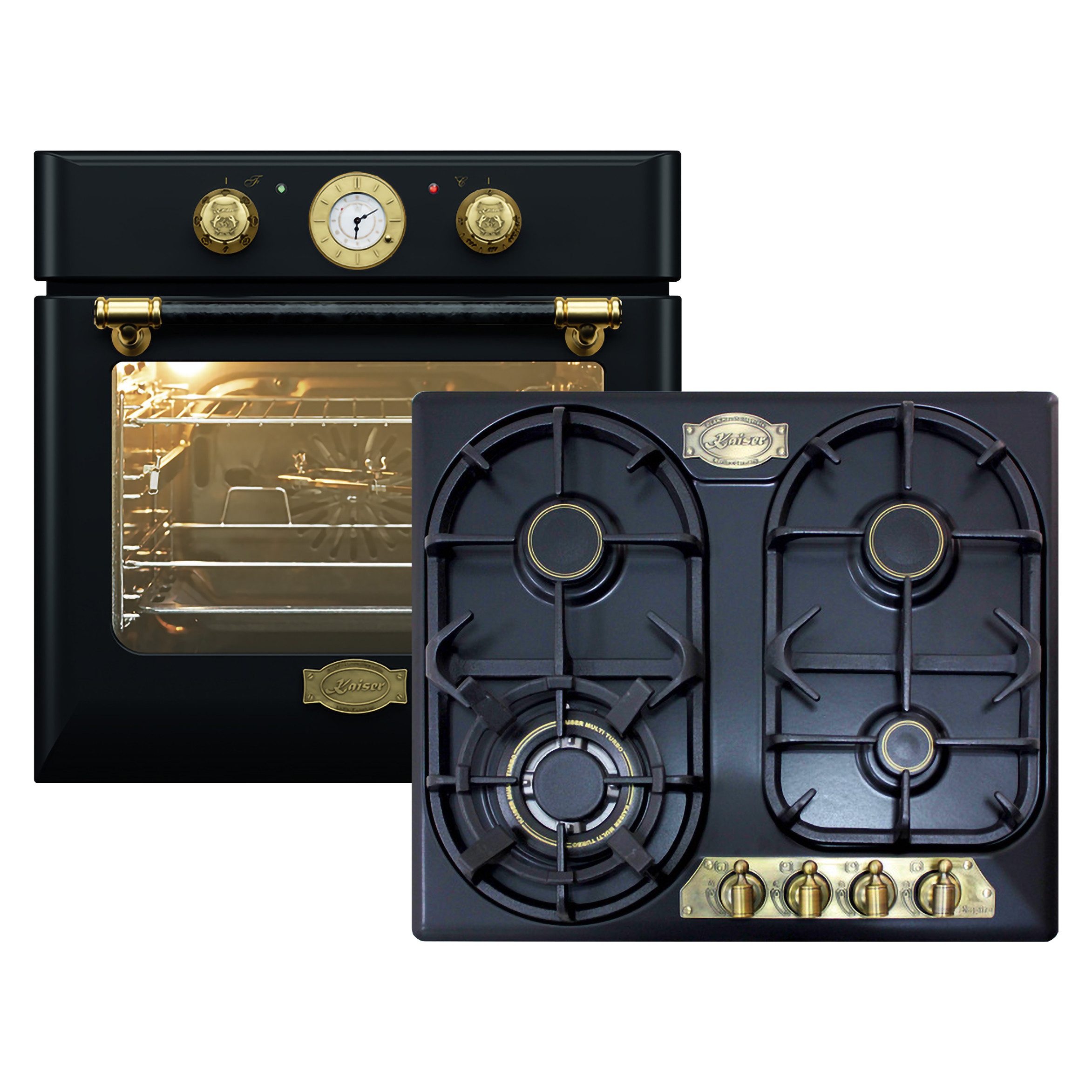 Backofen-Set EH 6432 BE + KG 6325 EM/////