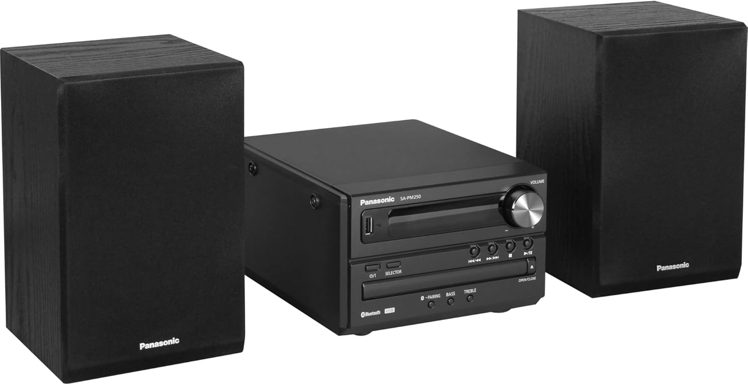Panasonic SC-PM250 - Microsystem - Silber (SC-PM250EG-S)