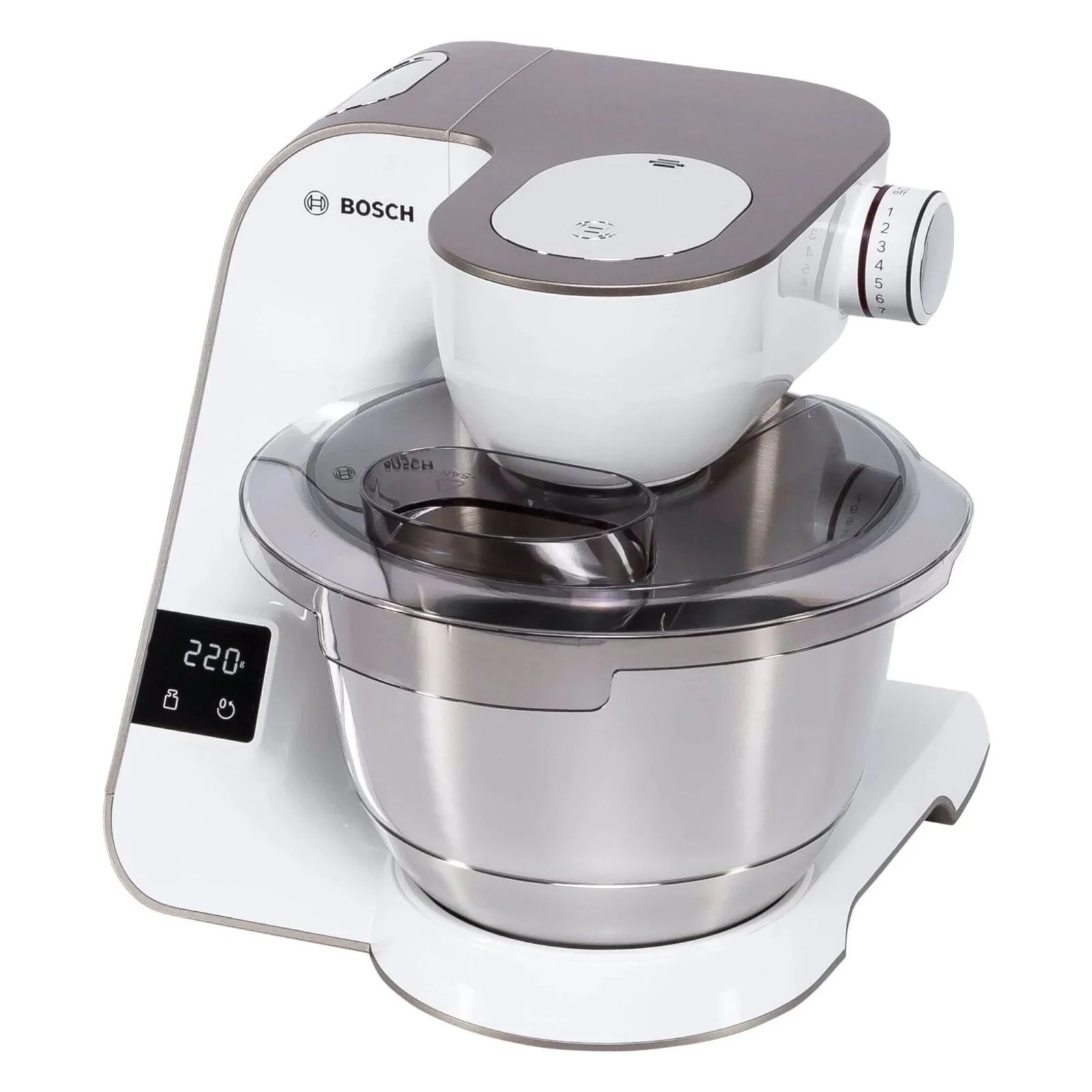 2025 Bosch MUM5XW10 Keukenmachine 1000 W 3,9 l Wit Met ge?ntegreerde weegschaal