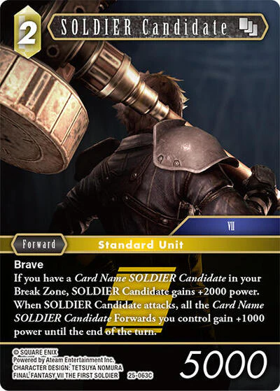 SOLDIER Candidate (25-063C) - 25-063C
