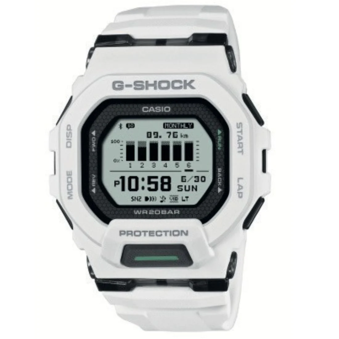 Orologio G-Shock con Bluetooth digitale GBD-200-7ER bianco