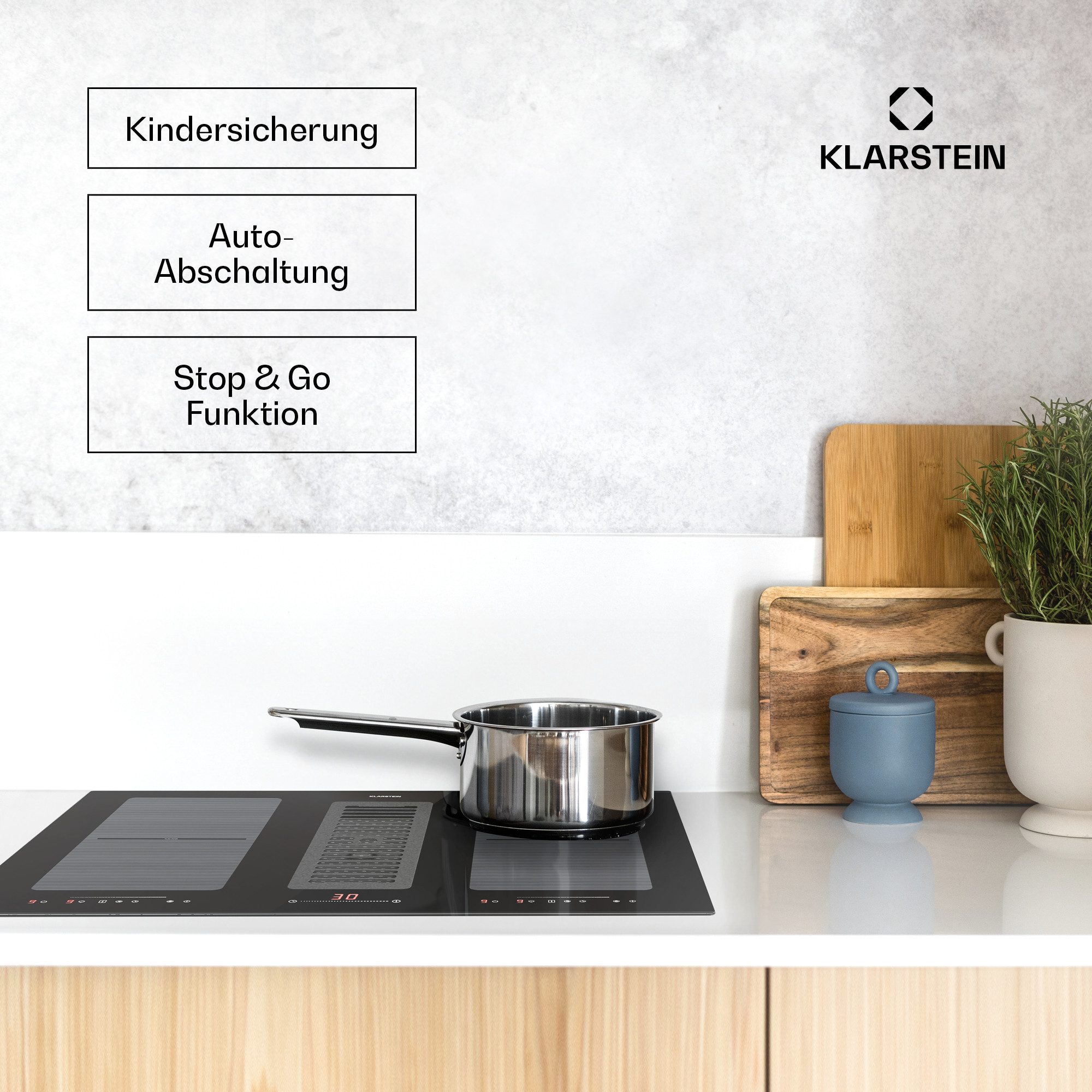 Induktions-Kochfeld Full House