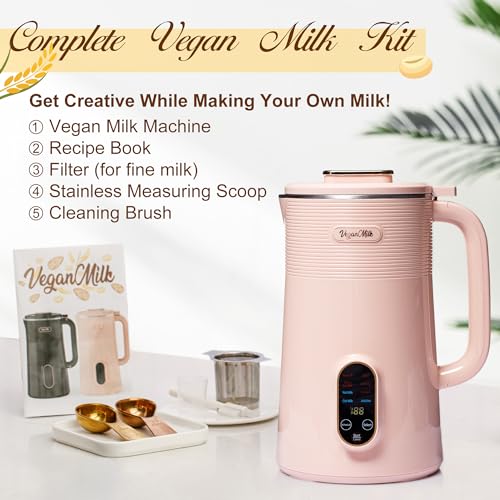 Nut Milk Maker Machine, Almond Milk Maker Machine, Soy Milk Maker Machine, Oat Milk Maker Machine   8 in 1 plant based milk maker machine Works As: Nut Milk Machine, Soymilk maker & Soup Maker Machine: Home & Kitchen