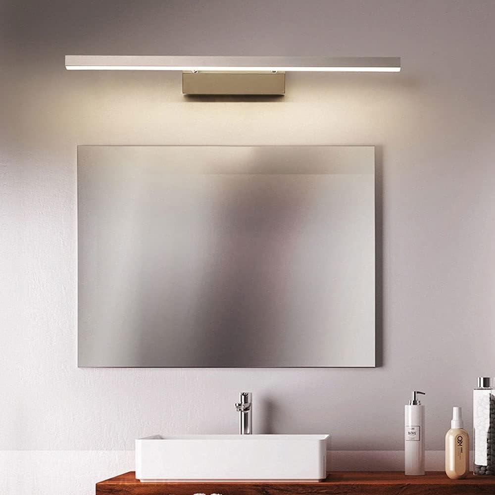 Led-Spiegel Frontlampe Badezimmer Waschtischleuchte, Metall Waschtischspiegelleuchte, Schminkbeleuchtung, Wandleuchte Für Spiegelschrank Waschraum Schminktisch/3000K/40Cm