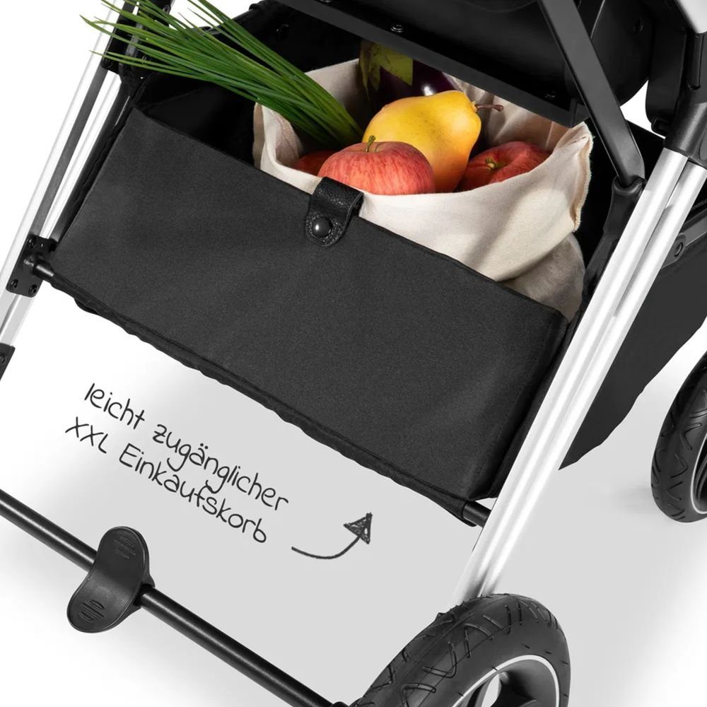 Kombi-Kinderwagen Vision X Duoset Silver - Melange Rose