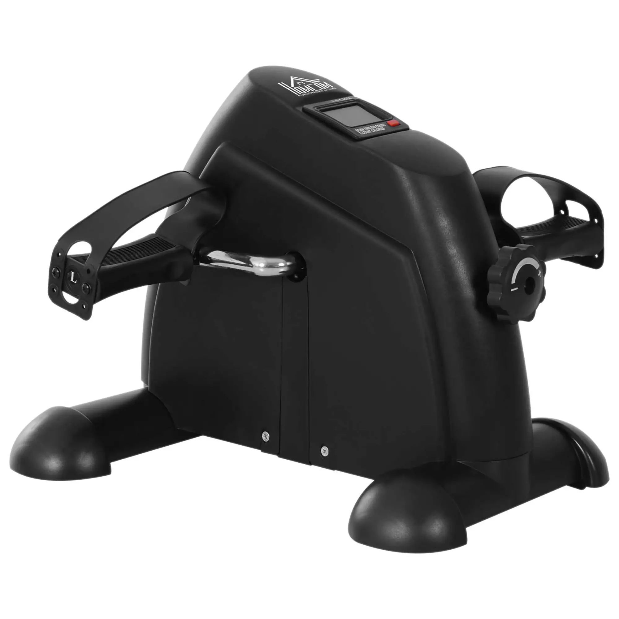 HOMCOM Mini Biketrainer met LCD-display, verstelbare weerstand