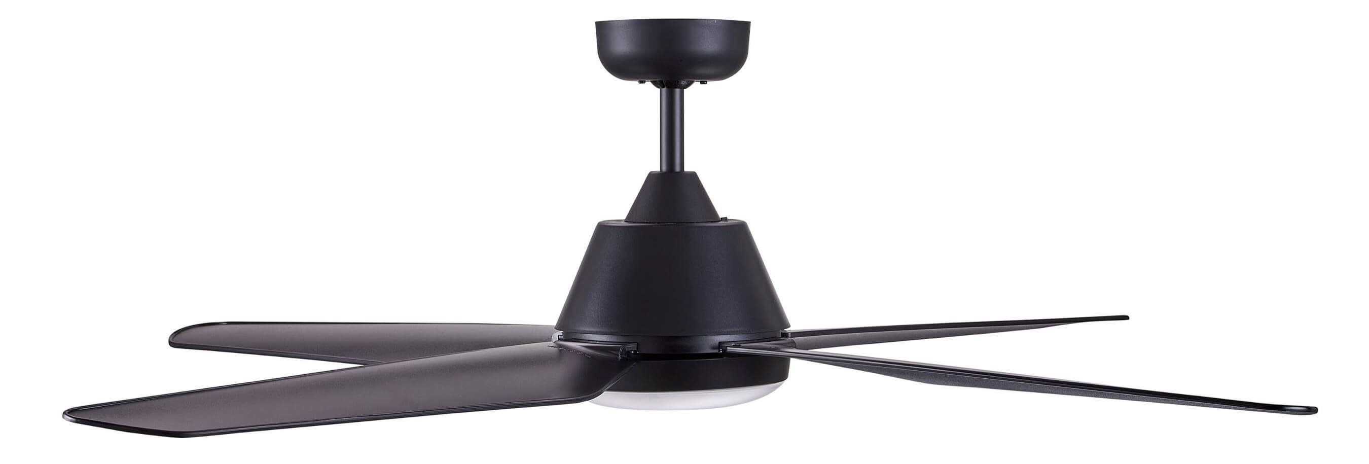 Deckenventilator Deckenventilator Aria Schwarz 122 cm mit LED