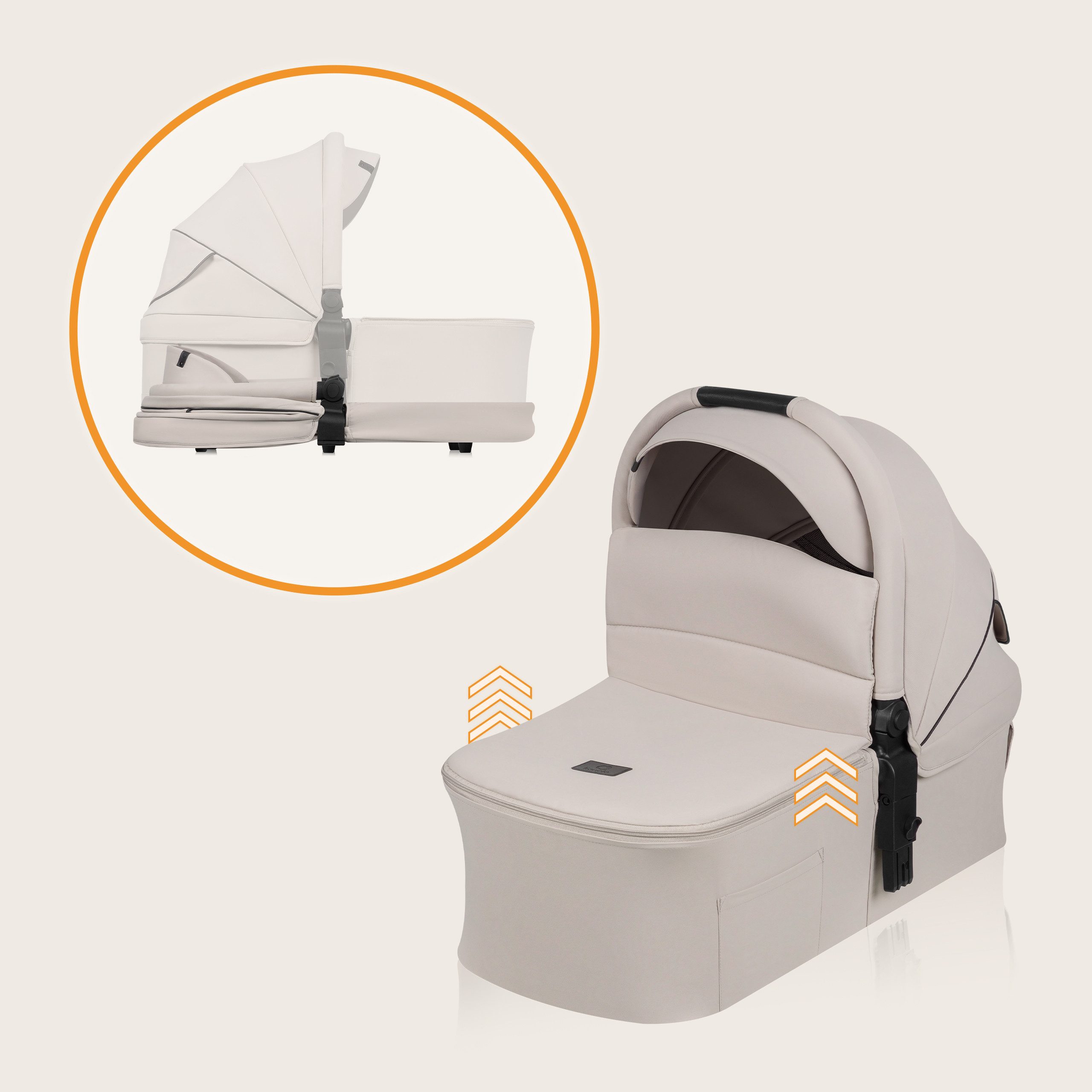 Kombi-Kinderwagen AMBER PLUS 2IN1