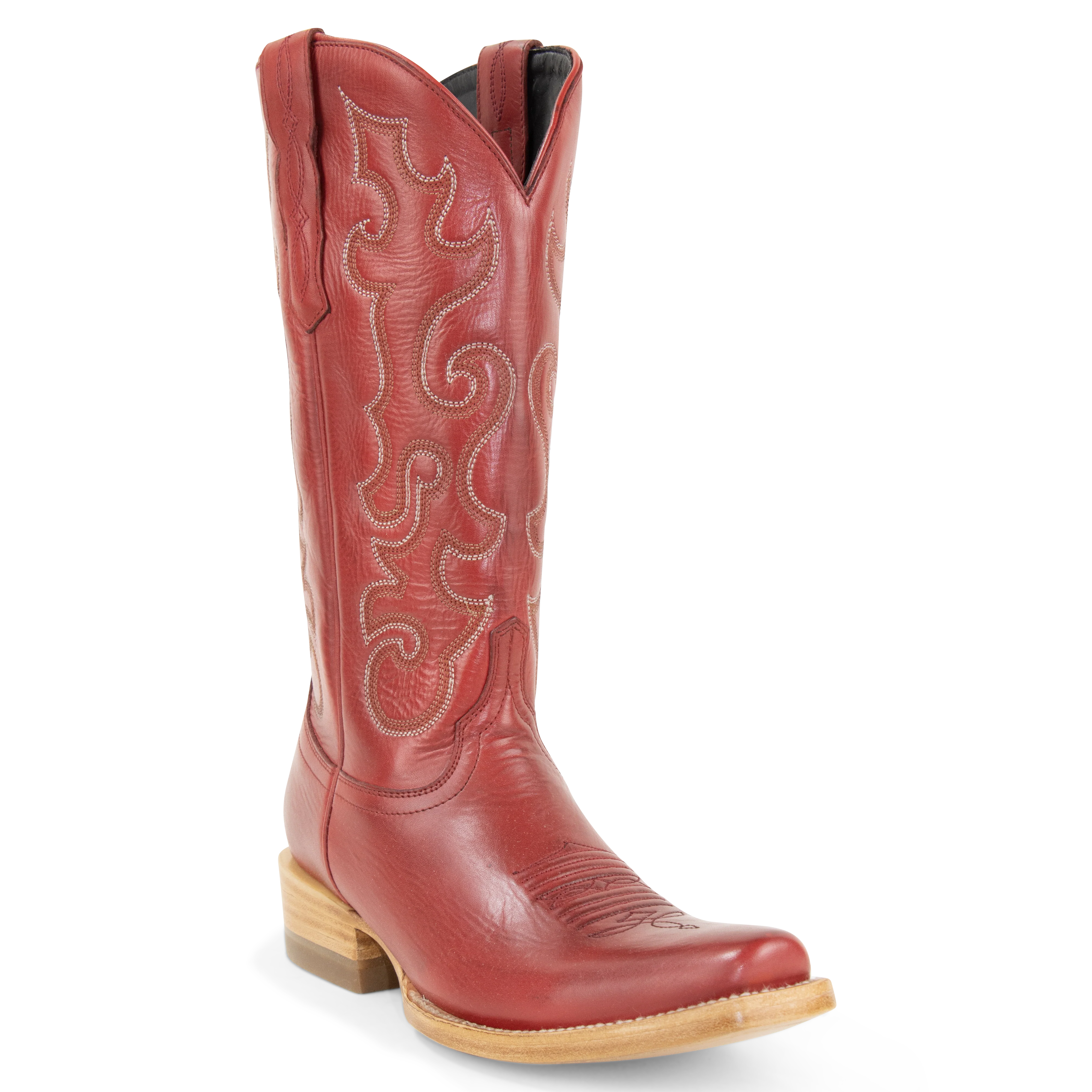 Cowhide Red - Cutter Toe