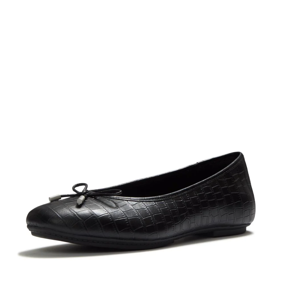 FitFlop Delicato Crocodile All Black