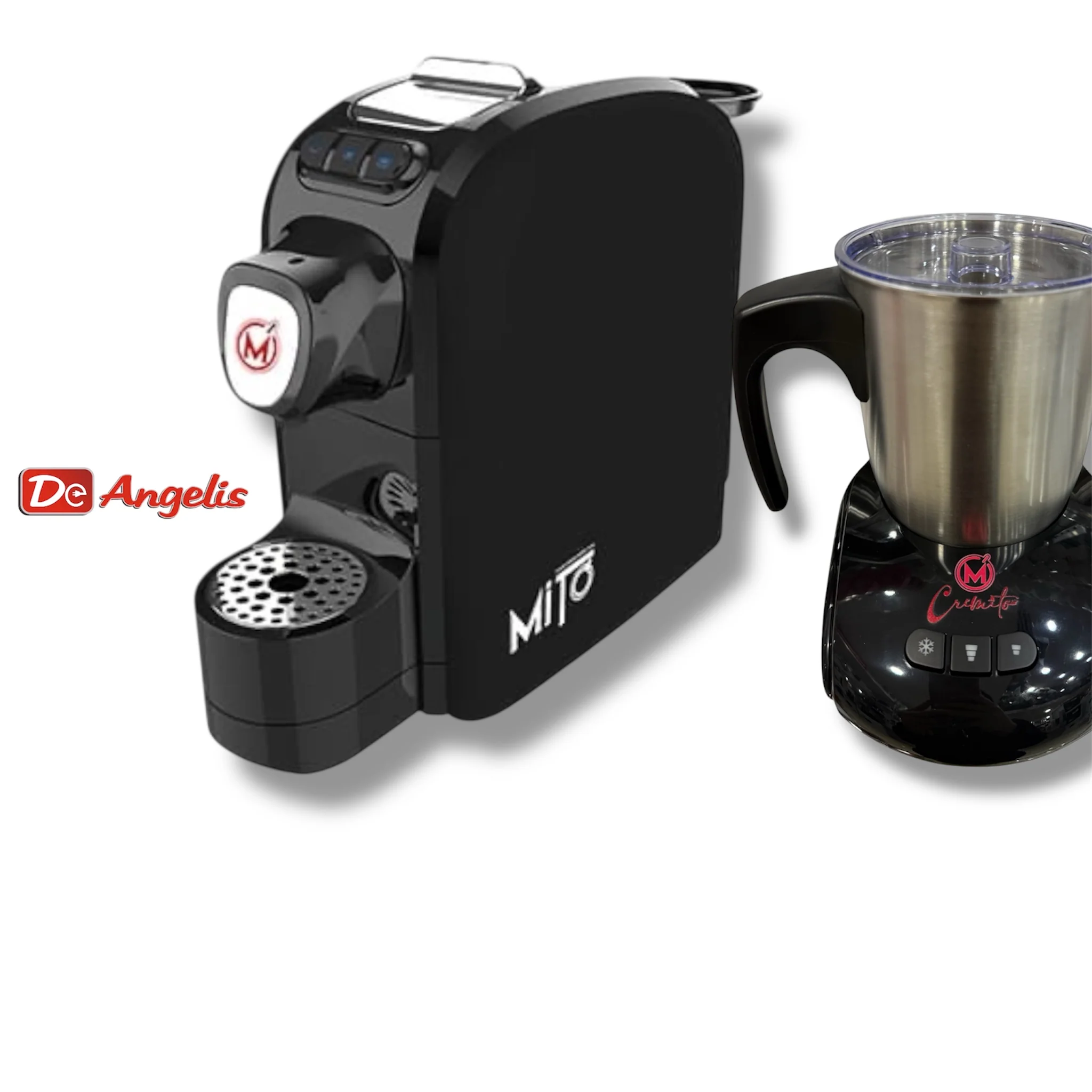 Mito macchina da caffé + cremito cappuccinatore Bianca