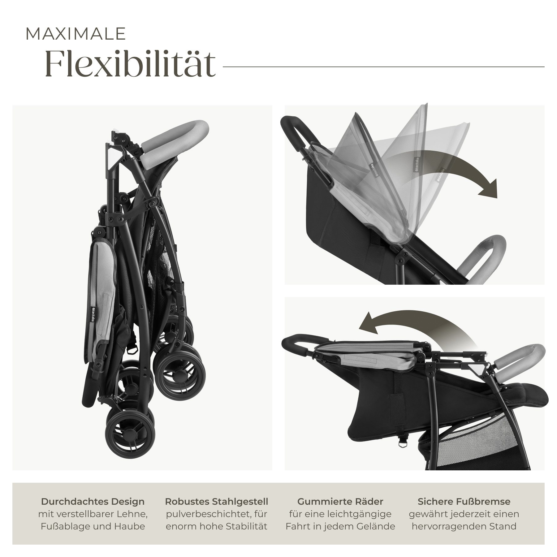 Kombi-Kinderwagen Buggy-Kinderwagen