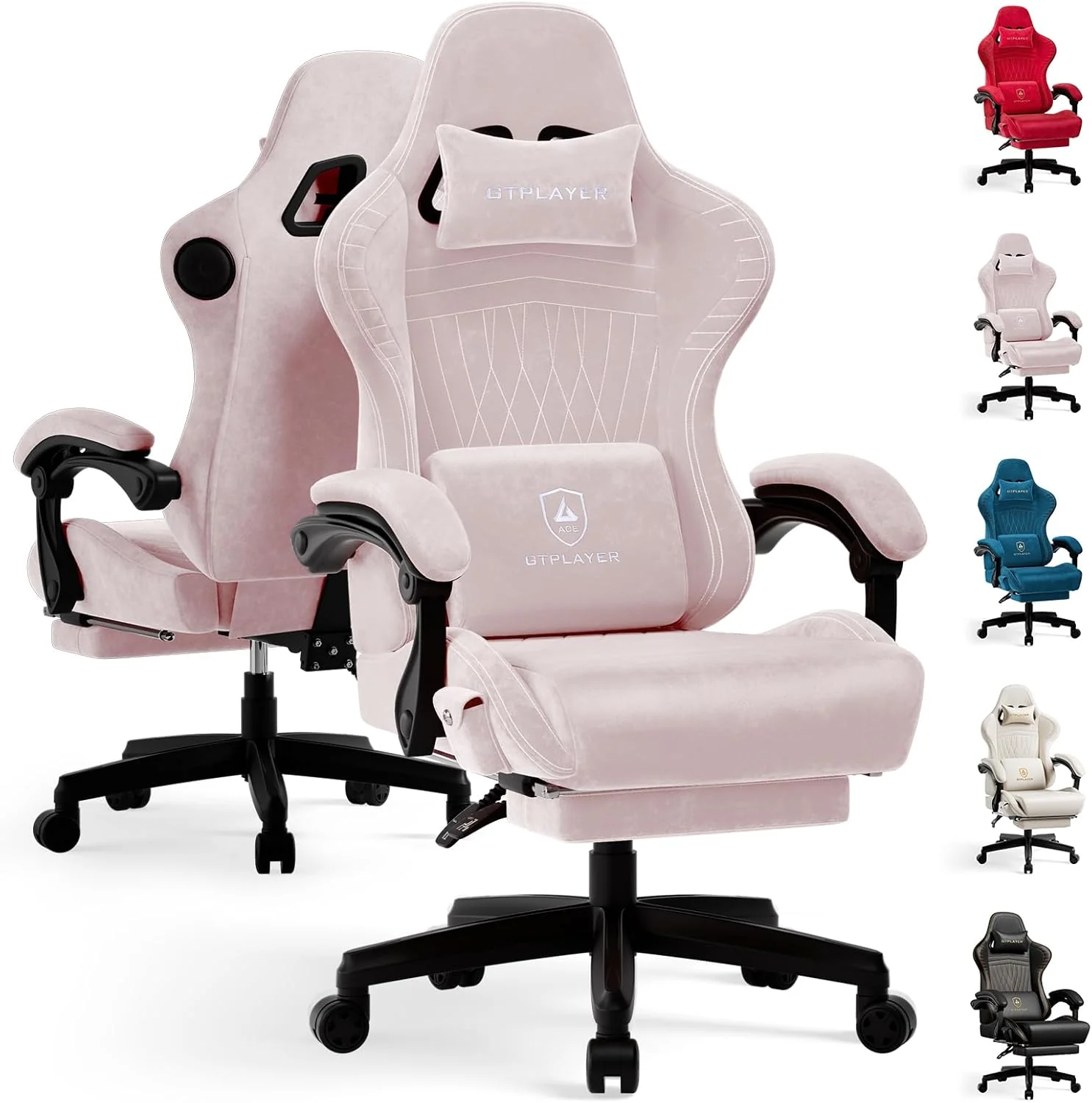 Gaming Chair with Speakers Video Game Chairs with Footrest