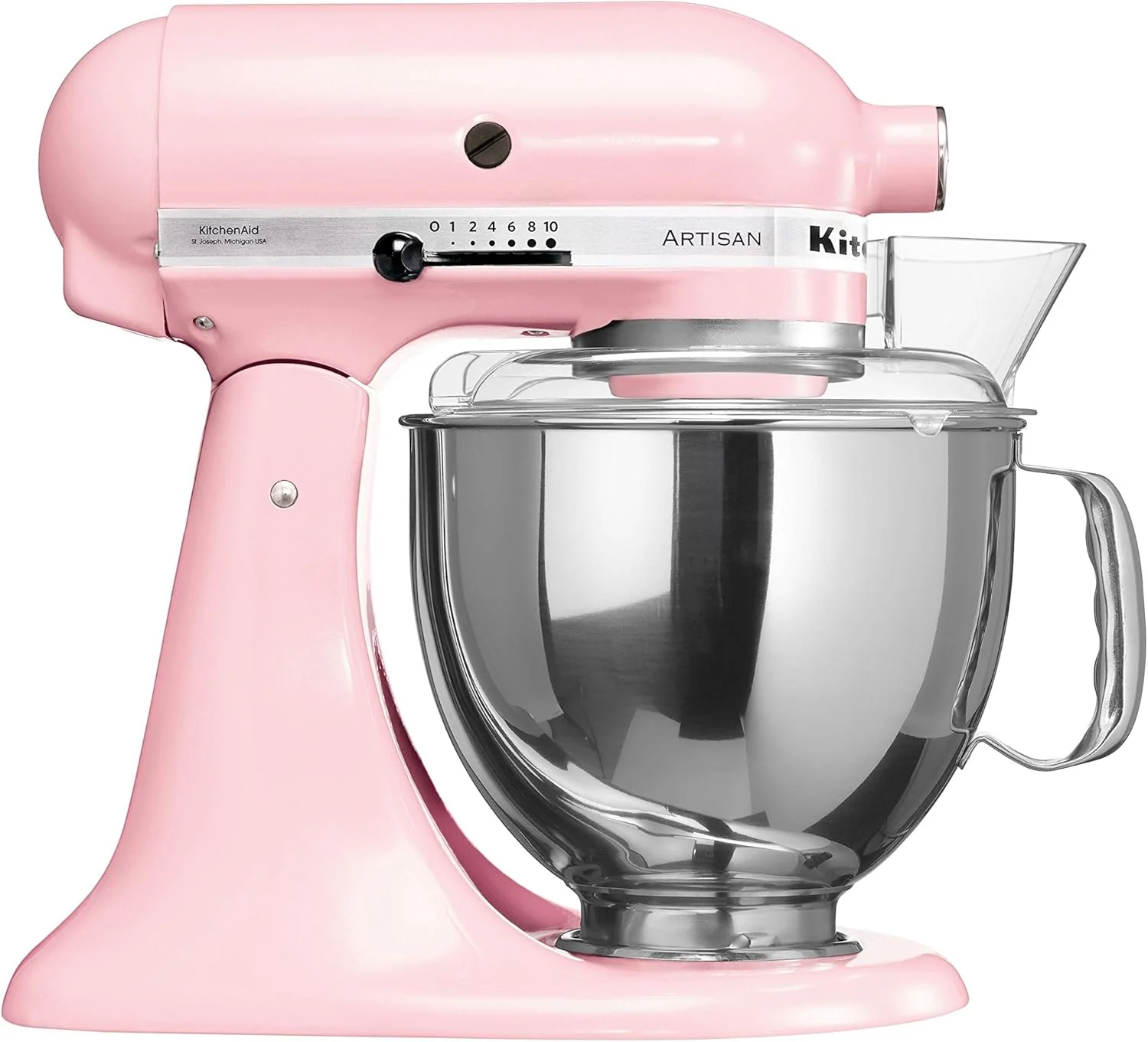 KitchenAid Keukenrobot I Artisan I Kantelbare kop I Kneedmachine met 5 accessoires | 2 RVS kommen | 4.8 L | Pistache