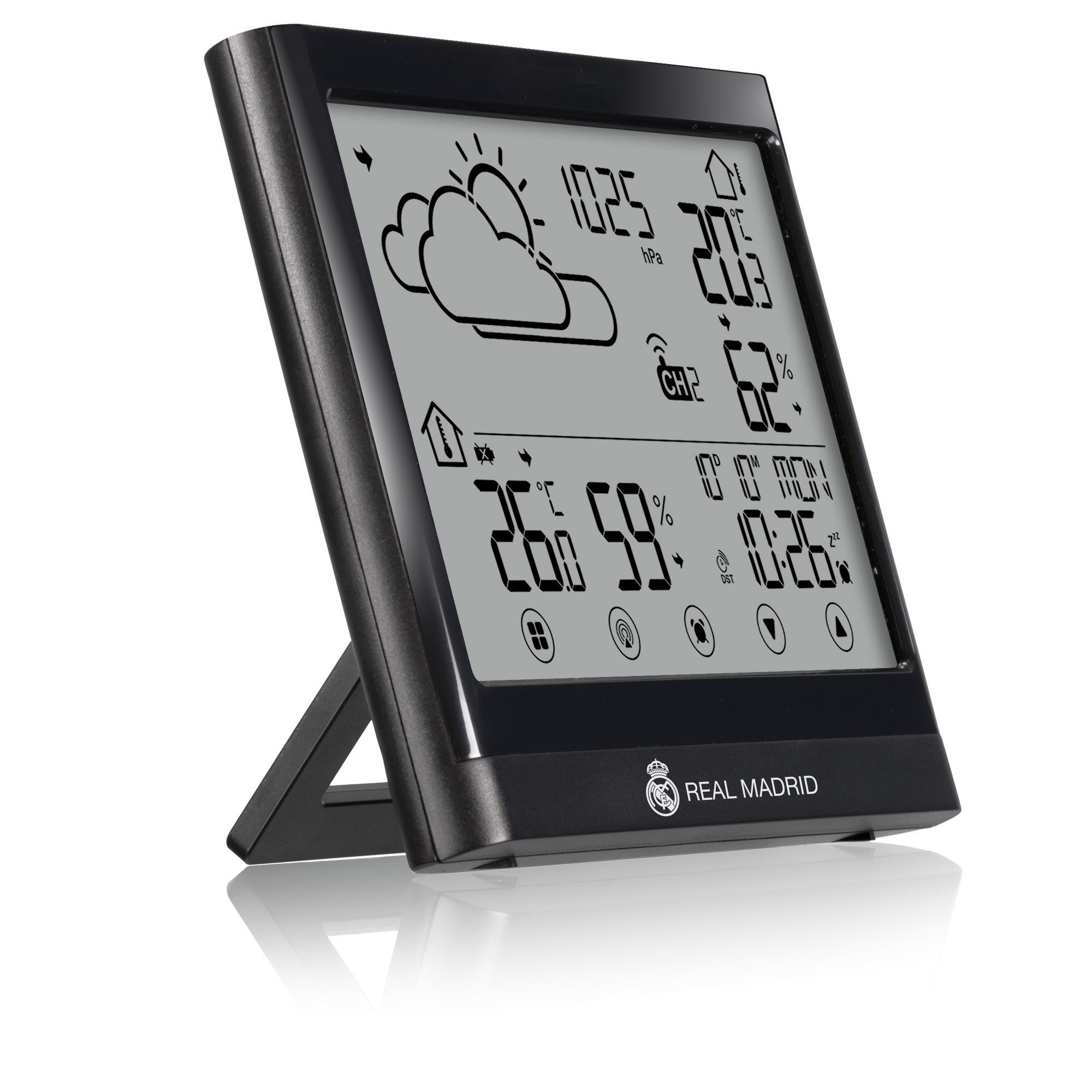 Wetterstation Real Madrid Wetterstation mit Trendanzeige
