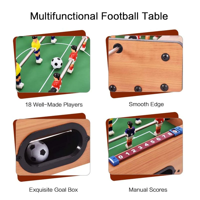 Eletriclife 27 Inch Indoor Competition Game Foosball Table with Legs