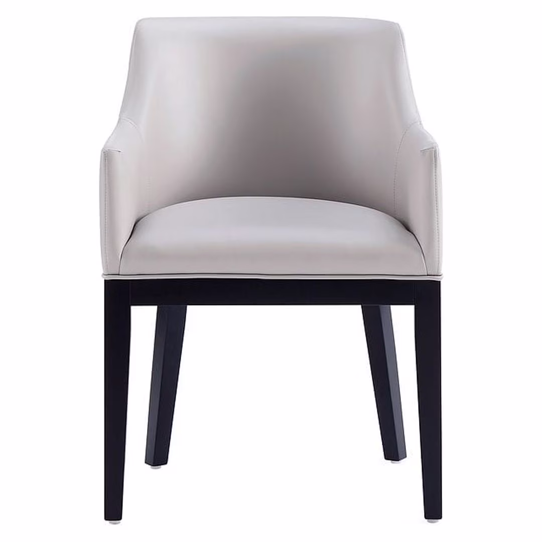 Gansevoort Modern Faux Leather Dining Armchair