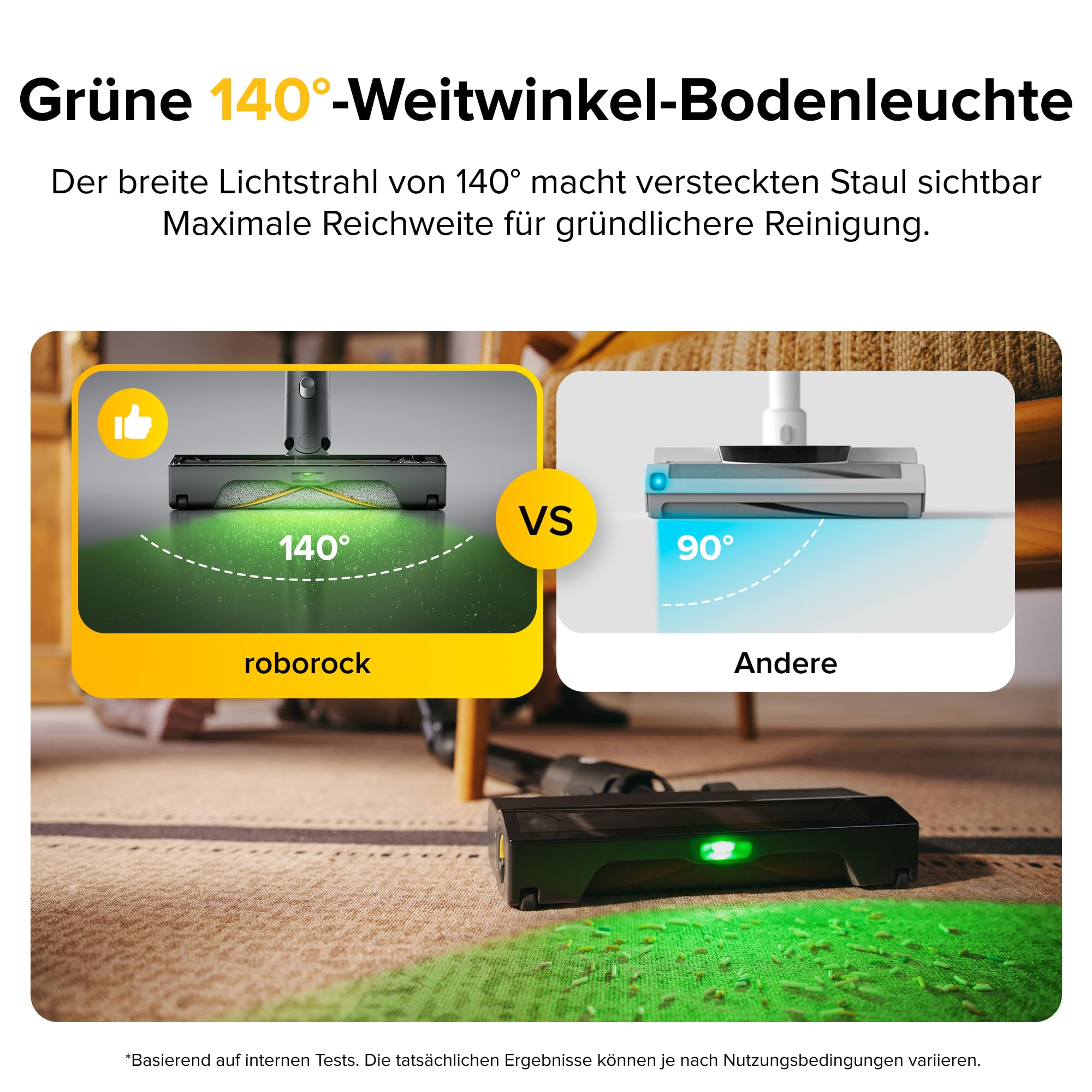 Akku-Staubsauger H60 Ultra mit 210 AW Saugleistung und bis zu 90 Minuten Laufzeit