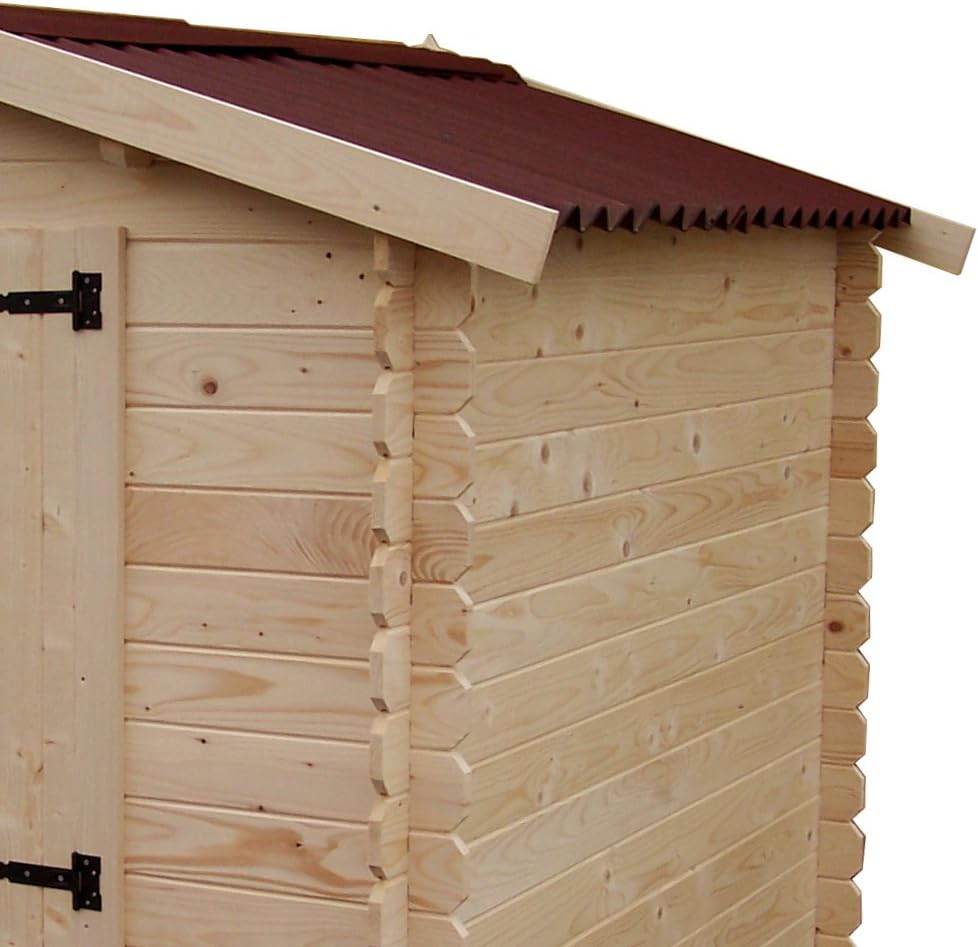 Gartenhaus aus Holz / Schuppen, 195 x 195 x (H) 200 cm, mit Boden, AL2020.01N