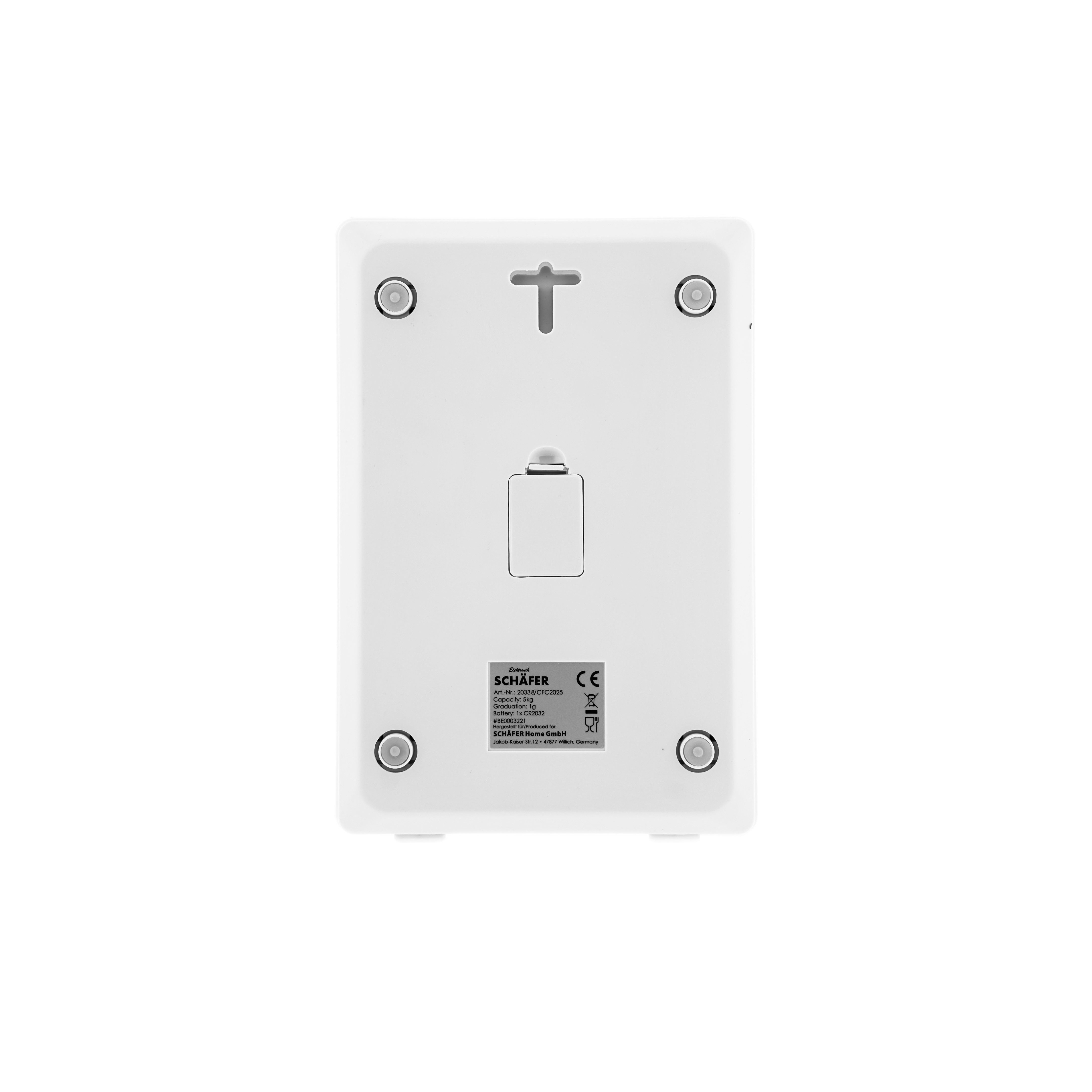 Küchenwaage Digital – 5 kg Tragkraft, Wandhaken, LCD-Anzeige