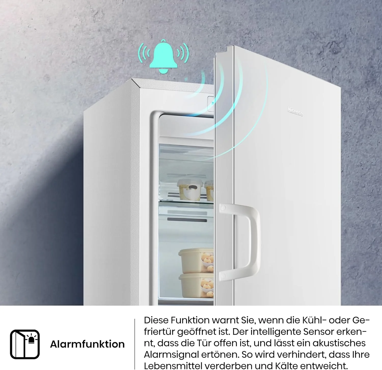Hisense FV191N4AW2 Vriezer/ TotalNoFrost/ SuperFreeze/ Deuralarm/ Multiflow 360��/ BigBox/ 143,4 cm/ Vriesgedeelte 147 l/ 41 dB/ 205 kWh/Wit