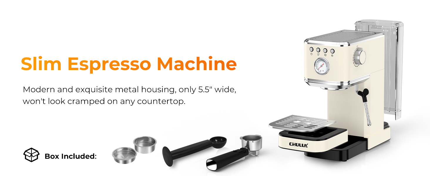 Slim Espresso Machine