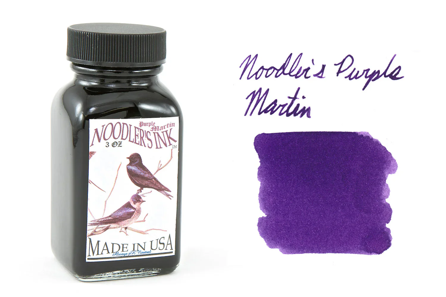 Noodler's Purple Martin Fountain Pen Ink