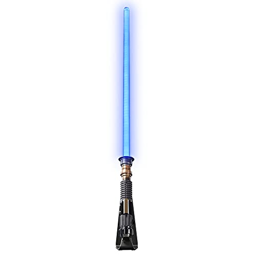 Star Wars Hasbro The Black Series, Spada Laser Force FX Elite di Obi WAN Kenobi, con luci a LED di Nuova Generazione ed Effetti sonori, Multi : Giochi e giocattoli