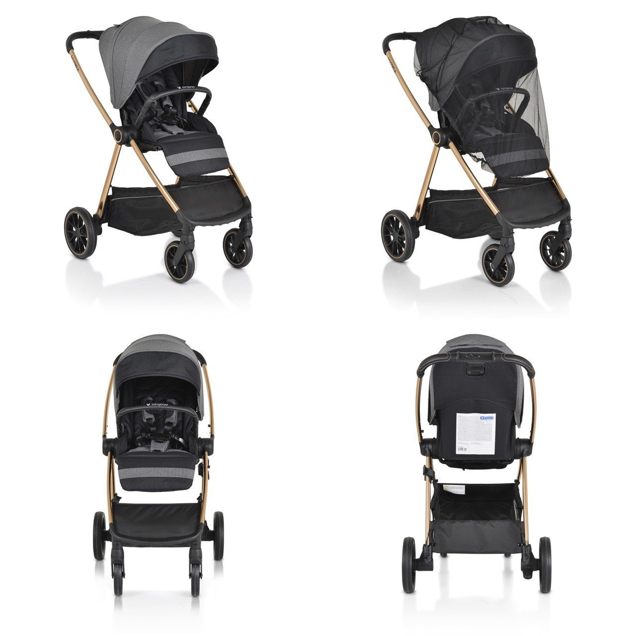 Kombi-Kinderwagen Kinderwagen 2 in 1 Hydra