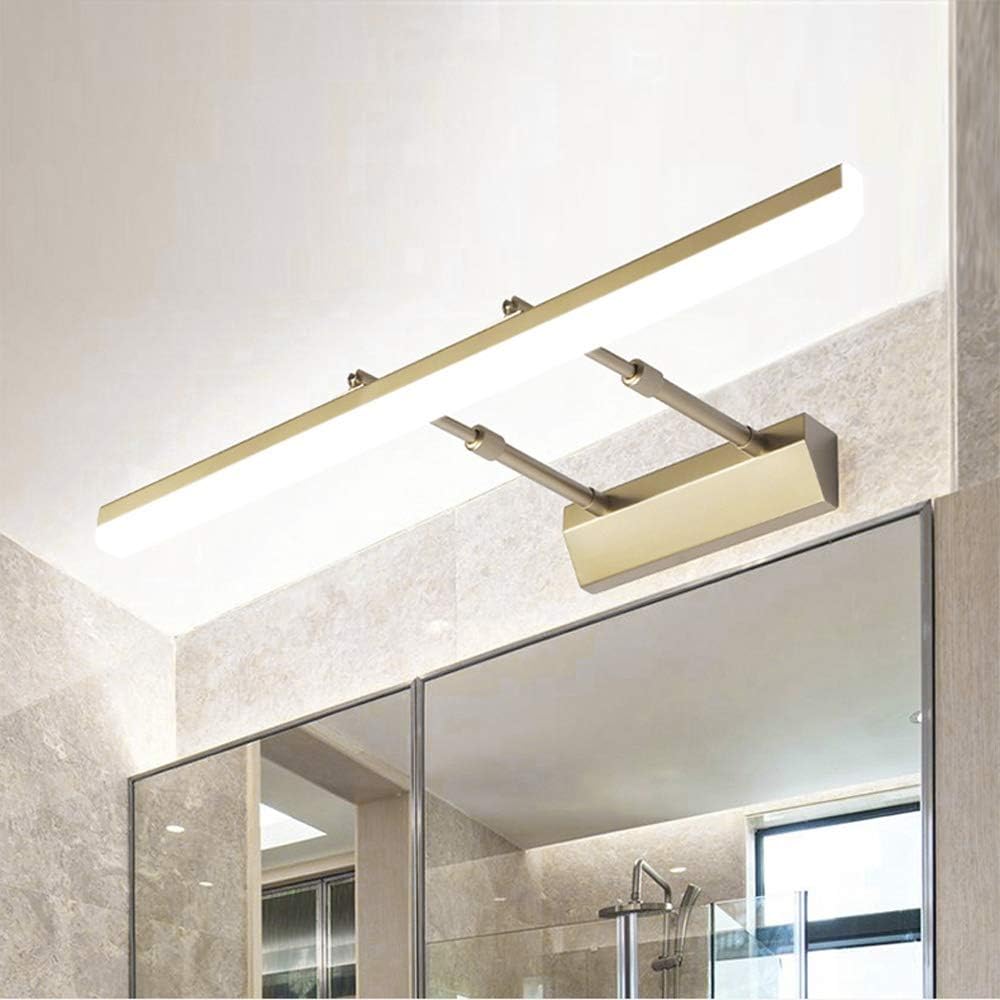 Skalierbare Led-Schminkspiegel Frontlampe - Metall-Badezimmerleuchte Schönheits-Make-Up Wandlampe Spiegellampe Bild Frontlampe/L 40Cm