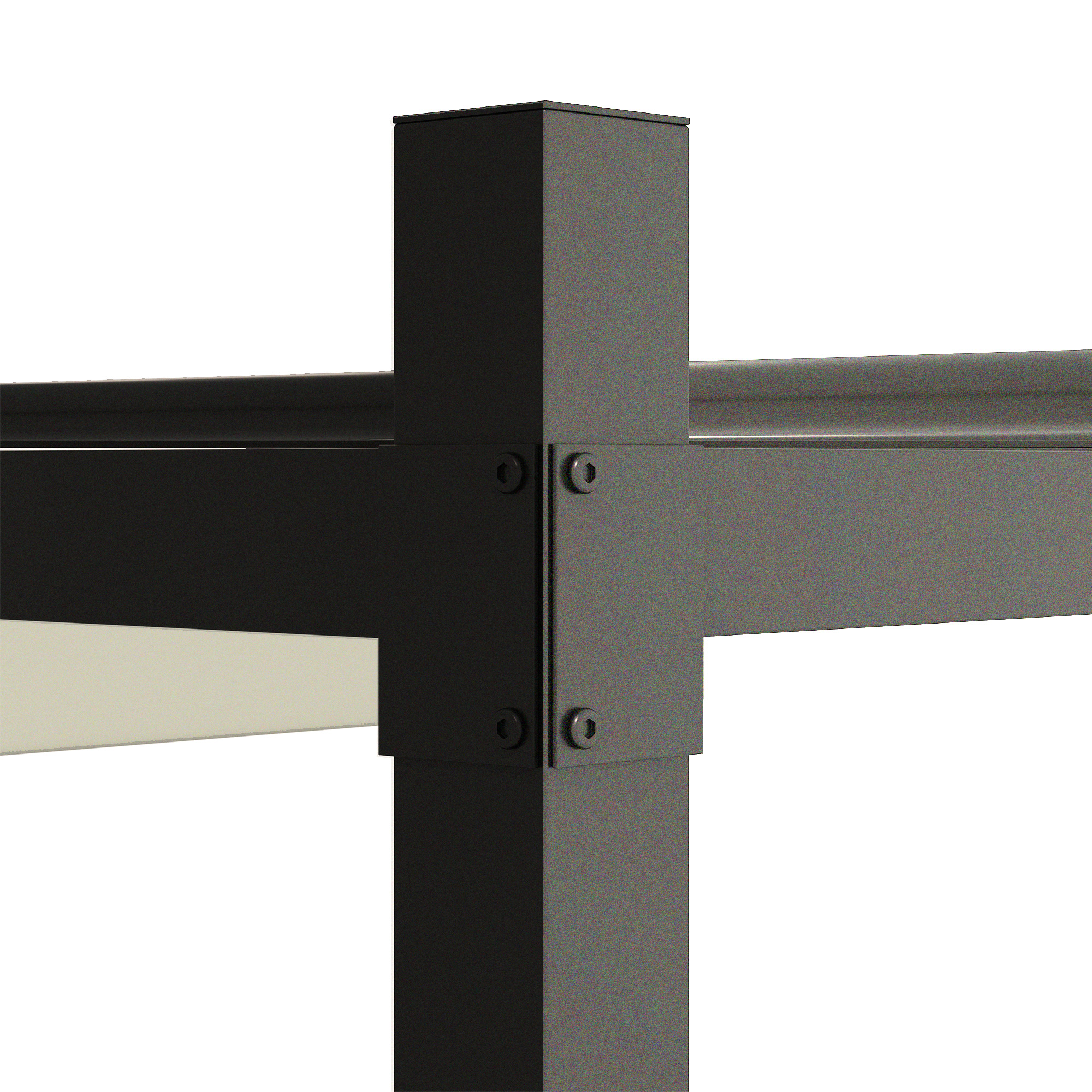 Outsunny Tuin Pergola, 3 x 3 m, Uitschuifbaar Dak en Magneetpad, Buiten Luifel, Tuinpaviljoen, UPF30+, Metaal, Cr��mewit