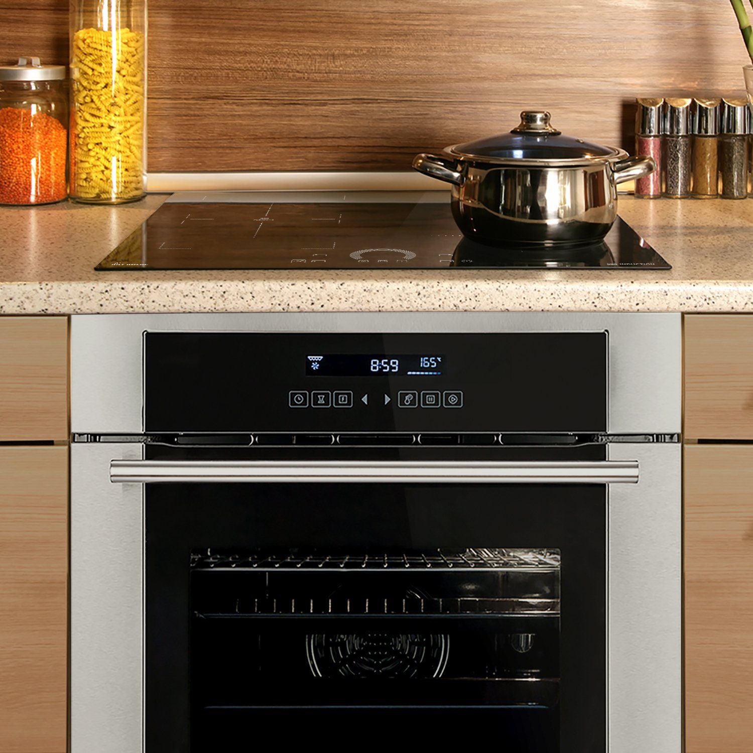 Backofen-Set KKT KOLBE Backofen und Induktionskochfeld SET8015IH592FZ