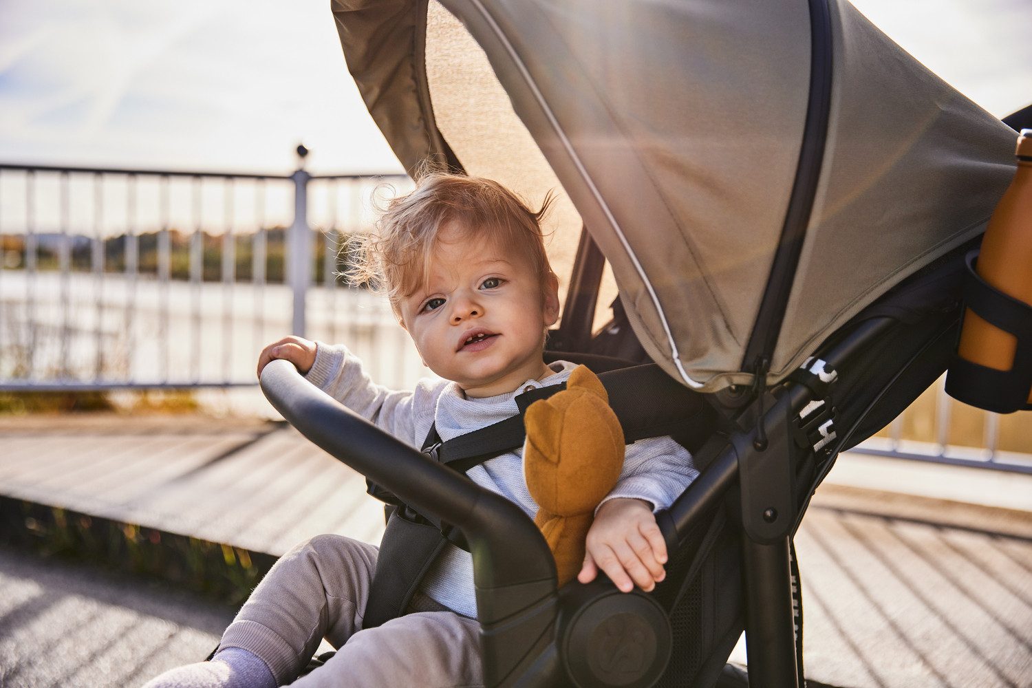 Dreirad-Kinderwagen Runner 3, Jungle Green