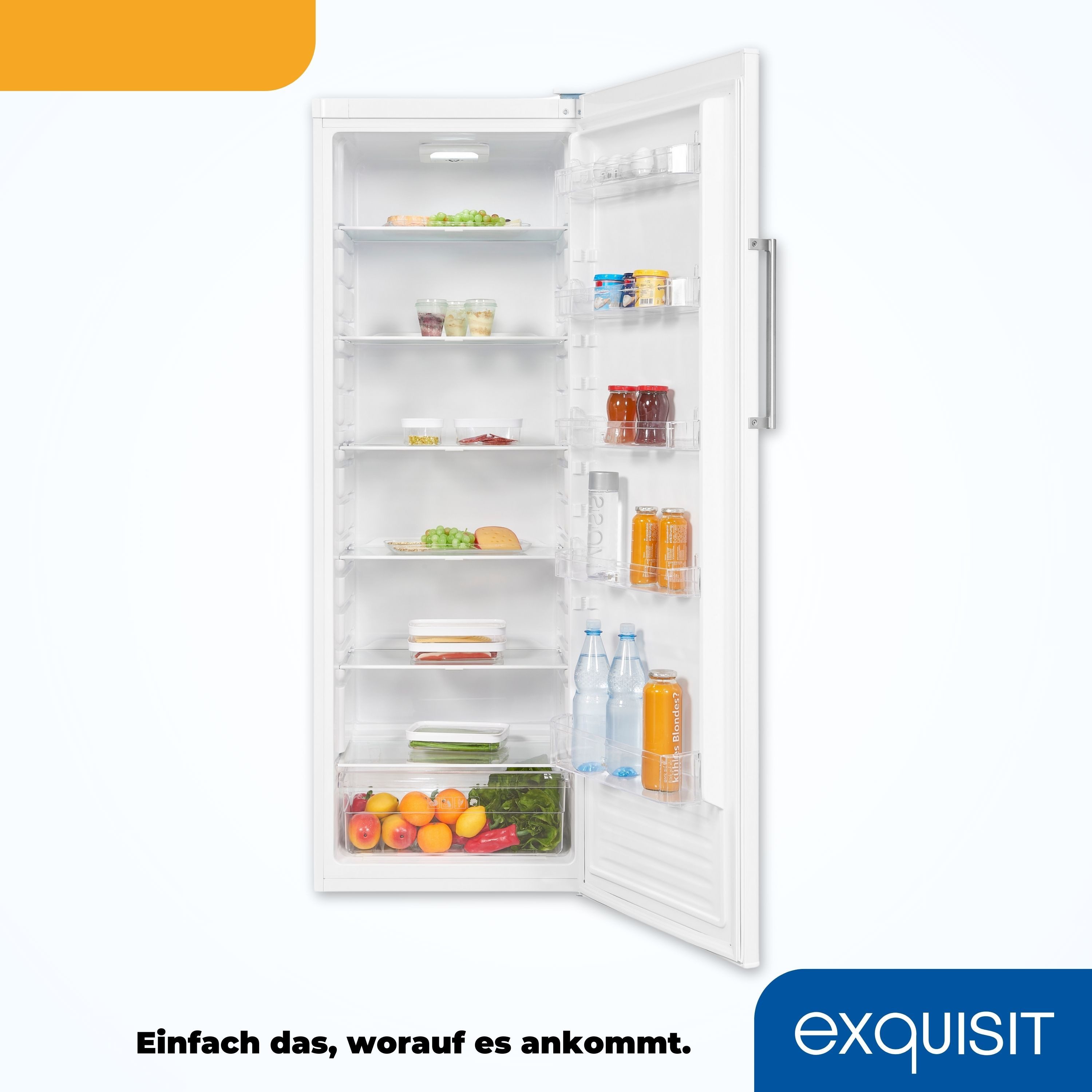 Vollraumkühlschrank KS350-V-H-040D weiss