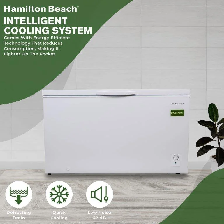 Hamilton Beach 14 Cu. ft. Chest Freezer, HZ7941-3BCOM, White